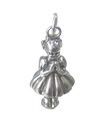 Girl Praying sterling silver charm .925 x 1 Prayers Girls charm