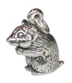 Hamster sterling silver charm .925 x 1 Pet Hamsters berlocker