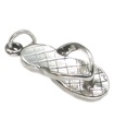 Sandal Flip Flop sterling silver charm .925 x 1 Sandle berlocker