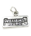 Charm de plata de ley de Williamsburg .925 x 1 encantos de Estados Unidos y América del Norte