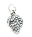 Druvor sterlingsilver 2D charm .925 x 1 Druvvin berlocker