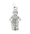 Dess en pojke i sterlingsilver .925 x 1 2D Baby Birth Babies berlocker