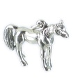 Ciondolo in argento sterling cavallo arabo .925 x 1 ciondoli cavalli arabi