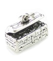 Treasure Chest sterling silver charm .925 x 1 Pirates chests charms