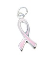 Charm in argento sterling Charity Ribbon .925 x 1 Memory Ribbons charms