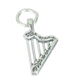 Harfe Sterling Silber Charm .925 x 1 Harps Music Charms