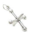 Zawieszka do gry Jacks Sterling Silver .925 x 1 Zawieszki do gier jack