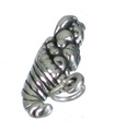 Cornucopia charm i sterling silver .925 x 1 Horn of Plenty berlocker