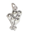 Ballons Sterling Silber Charm .925 x 1 Party Ballon Charms