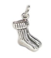 Socks sterling silver charm .925 Footware charms