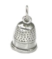 Thimble sterling silver charm .925 x 1 Thimbles and sewing charms