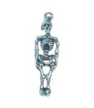 Skelett Sterling Silber Charm .925 x 1 Halloween Scary Spooky Charms