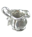 Ciondolo in argento sterling brocca di crema .925 x 1 Food Drink Sweet charms