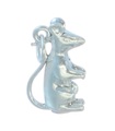 Ratte Sterling Silber Charm .925 x 1 Nager Ratten Nager Charms