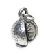 Orange sterling silver charm .925 x 1 Fruits & Fruit & Oranges charms