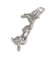 Affe hängende Sterling Silber Charm .925 x 1 Affen Charms