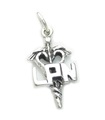 Charm de plata esterlina de enfermera práctica con licencia de LPN .925 x 1 Enfermería