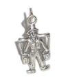 Holländsk pojke traditionell sterling silver charm .925 x 1 Holland charm