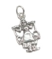 Dutch Lady charm i sterling silver .925 x 1 Holland charm