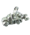 Tow Truck sterling silver charm Rescue Recovery Trucks charms