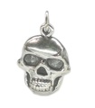 Breloque en argent sterling tête de mort .925 x 1 Breloques têtes de mort et horreur