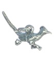 Road Runner fågel charm i sterling silver .925 x 1 Roadrunner Birds charm