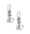 Confezione da 2 guantoni da boxe PICCOLO charm in argento sterling .925 Guanto