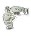 Ein Paar Fäustlinge Sterling Silber Charm .925 Handschuhe Charms