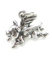 Flygande gris charm i sterling silver .925 x 1 Grisar kan flyga berlocker