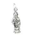 Charm de plata de ley de Jesús .925 x 1 encantos del Santo Señor Cristo