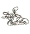 Lilla syster charm i sterlingsilver - hänge .925 x 1 Sisters berlocker