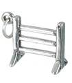 Steeple Chase charm i sterling silver .925 x 1 Steeplechase Gate -staket