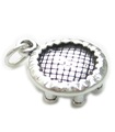 Trampolin charm i sterling silver .925 x 1 Trampolin charm