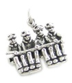 Skilift Sterling Silber Charm .925 x 1 Sessellift Charms