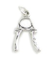 Hand Squeezer Excersize sterling silver charm .925 x 1 Fitness berlocker