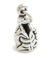 Kurtka narciarska Sterling Silver Charm .925 x 1 Płaszcz Parker Ubrania narciarskie