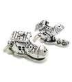 Alte Frau, die in einem Schuh lebte Sterling Silber Charm .925 x 1 Reime