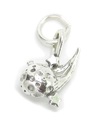 Comet Shooting Star charm i sterling silver .925 x 1 Comets Stars charm