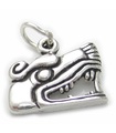 Maya Mayan Dragon charm i sterling silver .925 x 1 Dragons charm