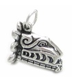 Maya Mayan Icon pendentif à breloque en argent sterling .925 x 1 breloques Mayas