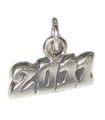 Ciondolo in argento sterling anno 2011 .925 x 1 compleanno anniversario charms