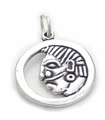 Maya Mayan Icon hänge i sterlingsilver .925 x 1 Mayans berlocker