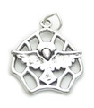 Breloque pour fenêtre d'église en argent sterling .925 x 1 Breloques pour fenêtres d'églises