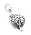 Charm fermaglio per capelli in argento sterling .925 x 1 ciondoli per capelli e bellezza