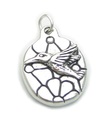 Hummingbird charm i sterling silver .925 x 1 Birds Humming Bird charm