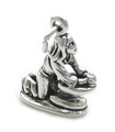 Charm femme priant en argent sterling .925 x 1 breloques Saintes prières