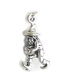 Irish Leprechaun with pot of gold sterling silver charm .925 x 1 Lucky