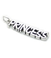 Breloque princesse en argent sterling .925 x 1 Breloques beauté et princesses