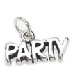 Fest charm i sterling silver .925 x 1 Club Dance Disco Roliga charmar