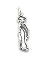 Dia De Los Muertos Charm femenino de plata de ley .925 x1 Día de los Muertos